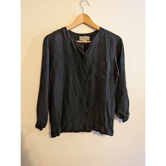 Anne shaugnessy silk black button size 8 - Picture 3 of 6